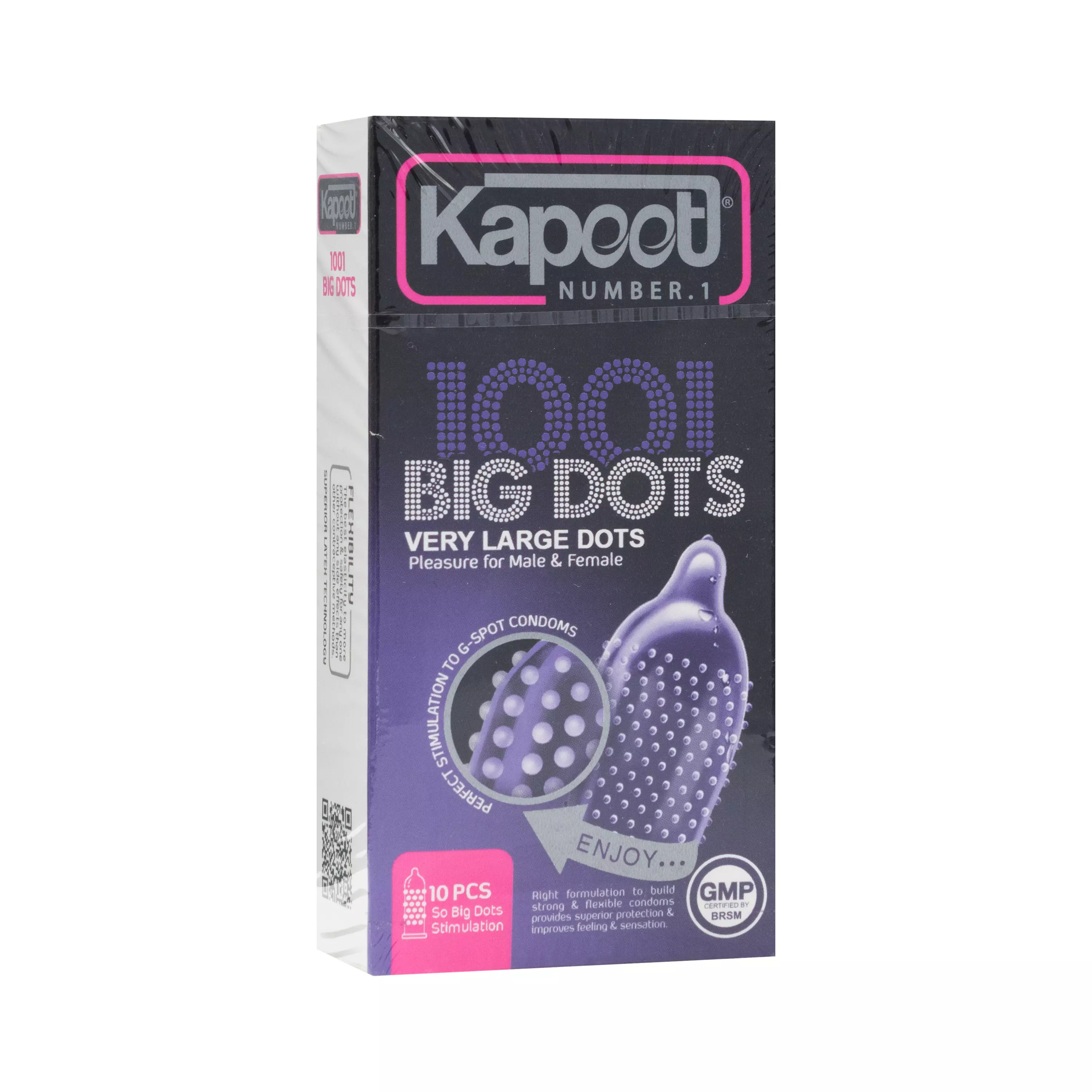 کاندوم 1001Big Dots بسته 10 عددی کاپوت
